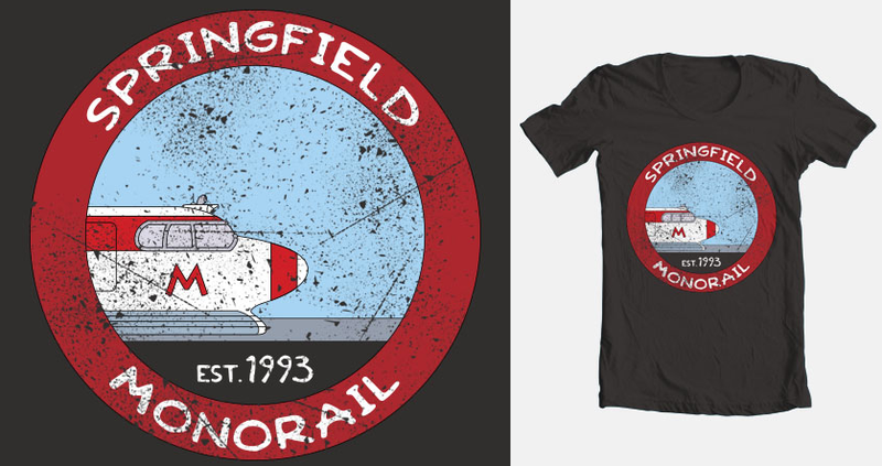 Illustration for article titled A bunch of amazing Simpsons-themed t-shirts are up for voting right now on Threadless
